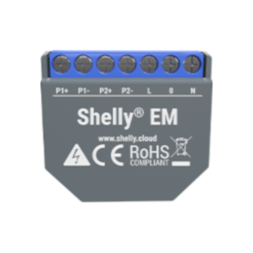 Shelly EM + 50A Clamp - Shelly EM + 120A Clamp - All products