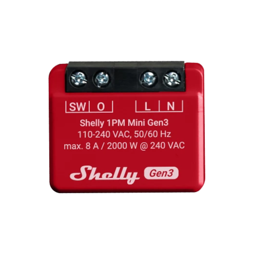 Shelly 1PM Mini Gen3, Shelly Store UK